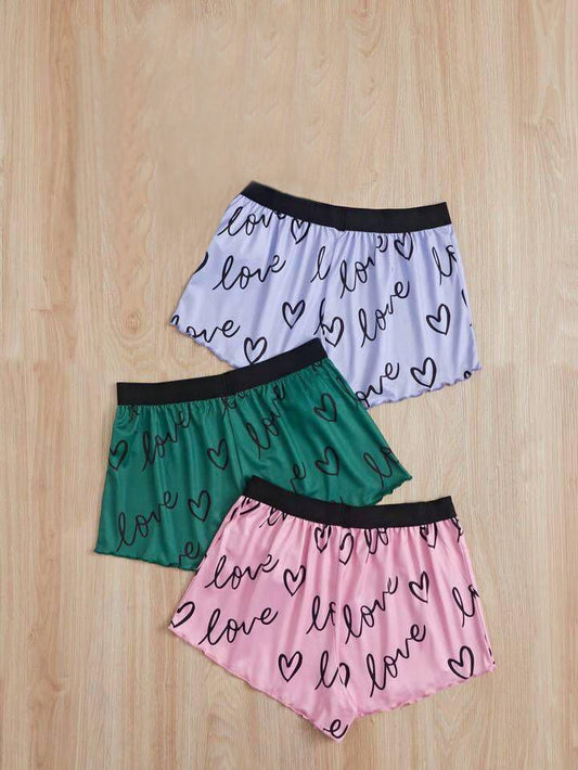 Pack of 3 Printed Shorts For Women ( CN-IN-007 )